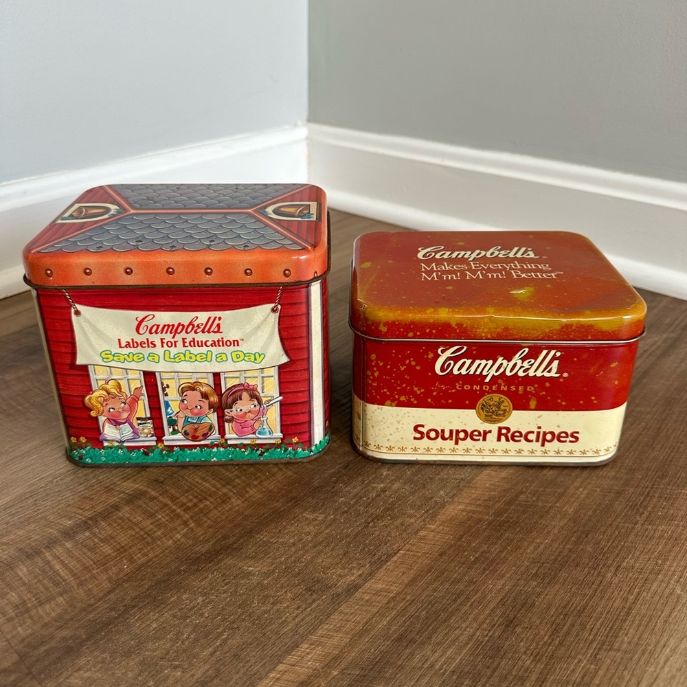 Cambell’s Vintage Metal Tins